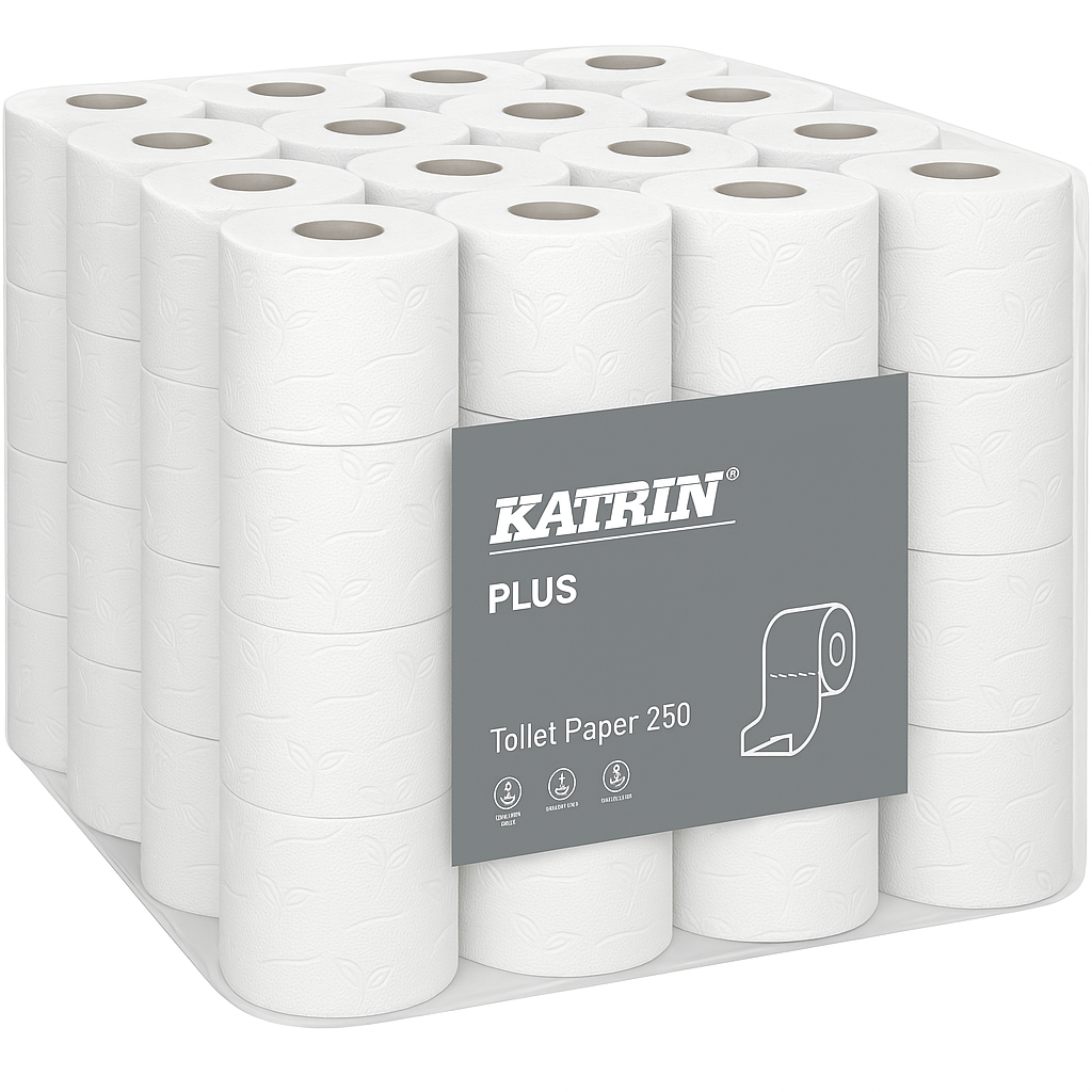 72 Rollen Katrin Plus Toilettenpapier 250 Soft - 3-lagig