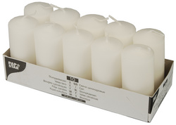 PAPSTAR Stumpenkerze, Durchmesser: 40 mm, creme