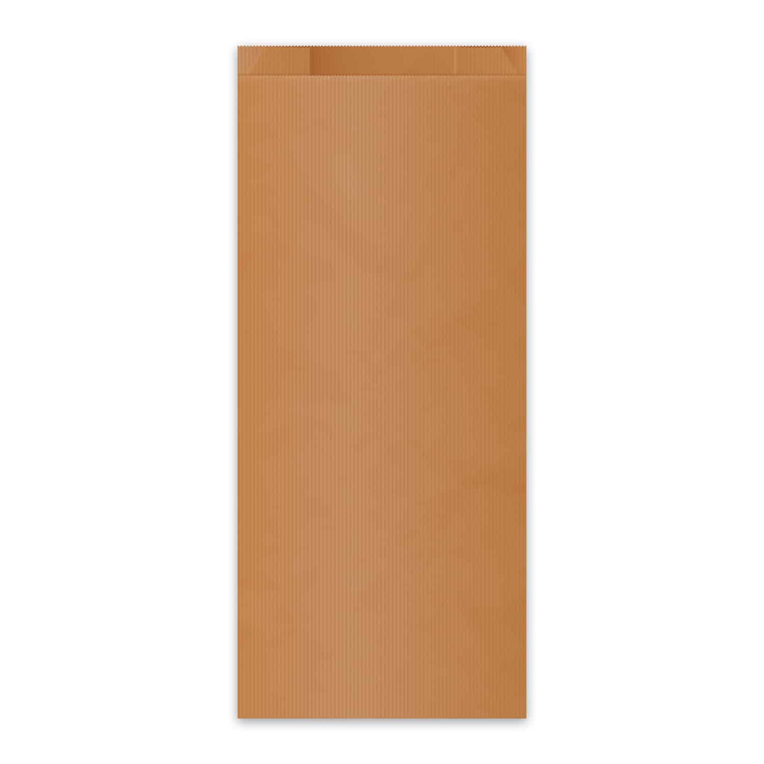 Papierfaltenbeutel (FSC Mix) braun 15+7 x 35 cm 2,5kg - 100 Stück