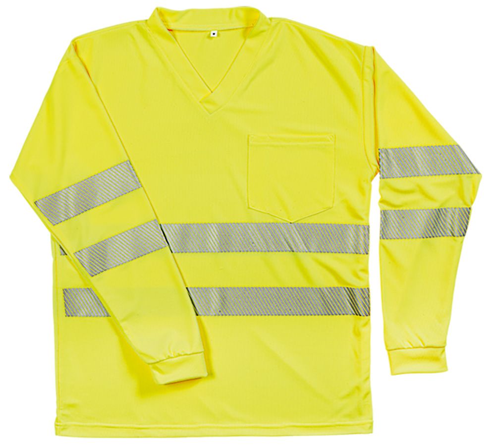Warnschutz-Langarmshirt BIOACTIVE REFLEX, leuchtgelb