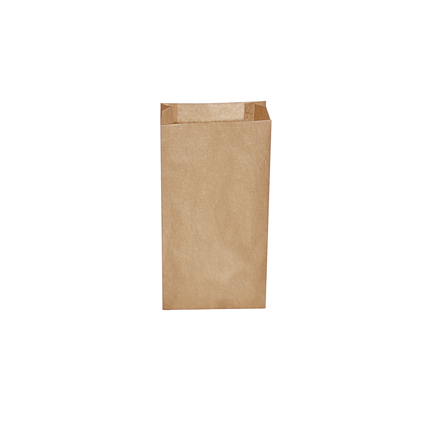 Papierfaltenbeutel braun 12+5 x 24 cm 1kg - 500 Stück