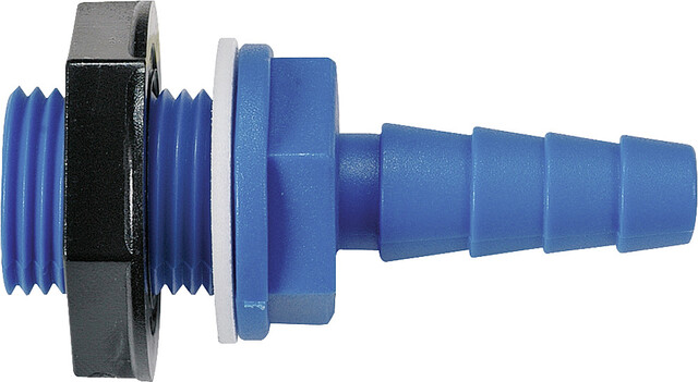 Einschraubtüllen gerade 3 / 4 Zoll x 18 / 19 mm Farbe schwarz