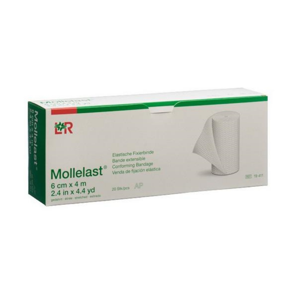 Mollelast Elastische Fixierbinde, 6cm x 4m 20 Stück