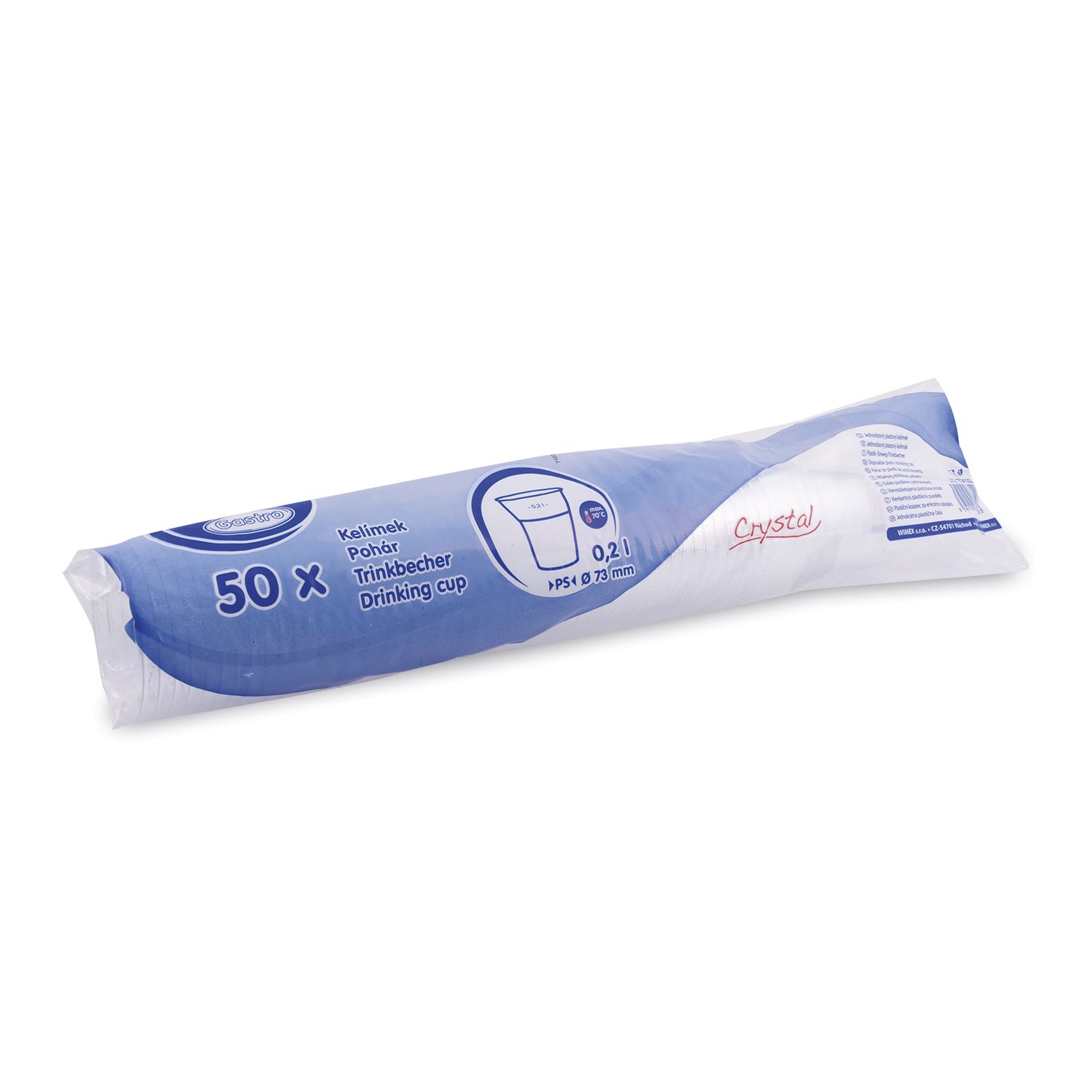 Trinkglas 0,2 l ( 73 mm) (50 Stück)