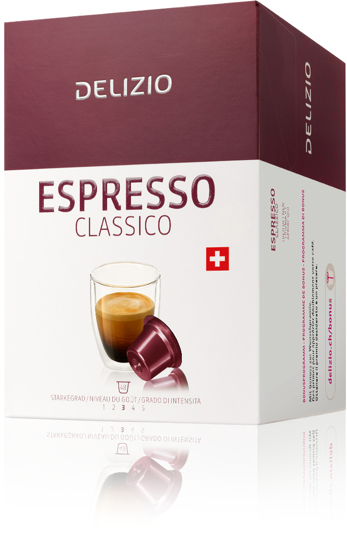 Kaffeekapseln Espresso 48  Stück DELIZIO 10185086