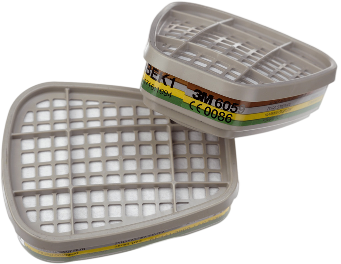 Gasfilter A1B1E1K1 3M 6059 zu Masken 3M Serie 6000