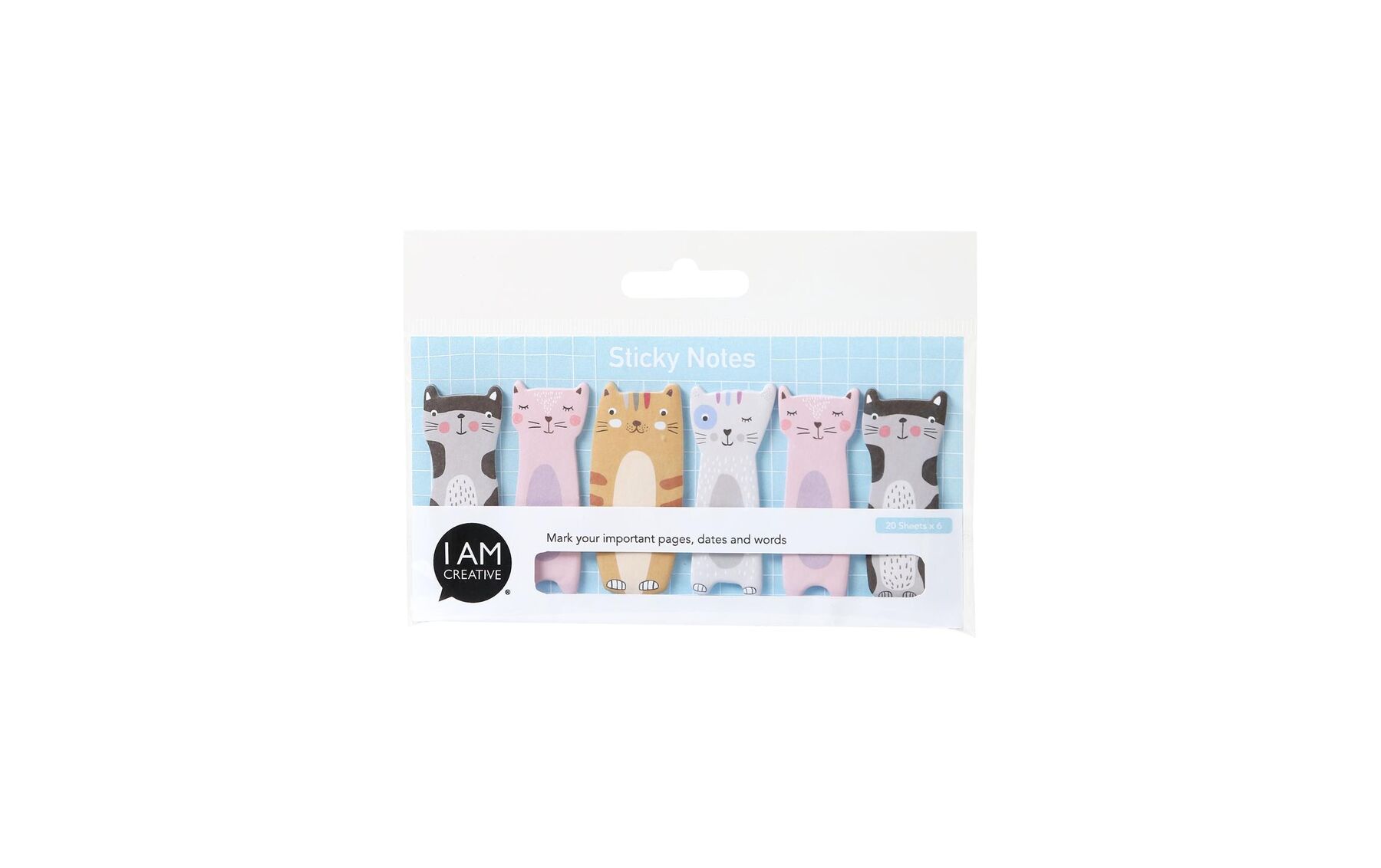 AM CREA Sticky Notes Animal, Katze I 4086.73