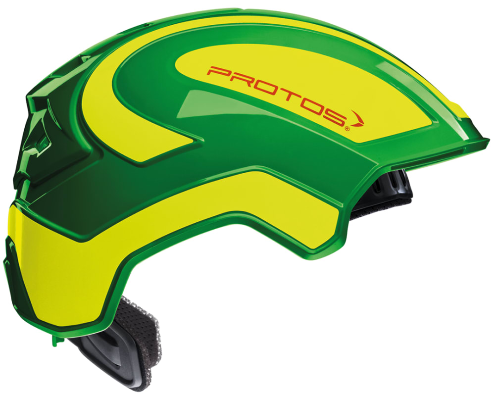 Schutzhelm PROTOS Intergral Industry grün-neongelb