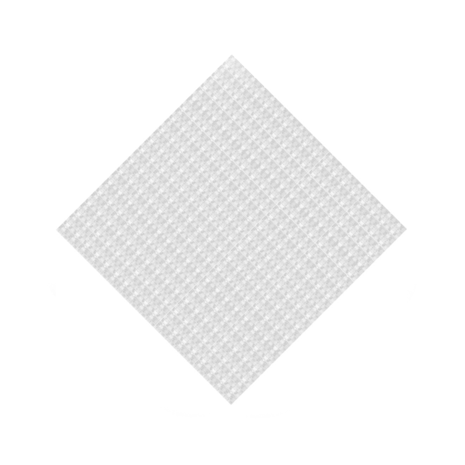 Damastmitteldecke (PAP) weiß 80 x 80 cm - 250 Stück