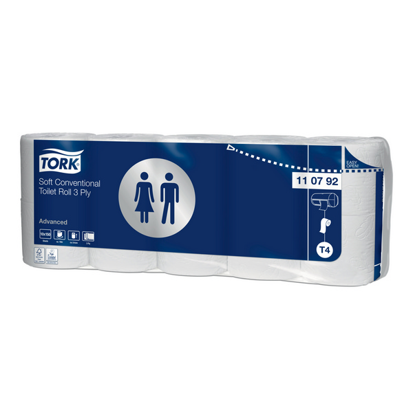 TORK-110792 weiches Kleinrollen Toilettenpapier Advanced – 3-lagig - T4