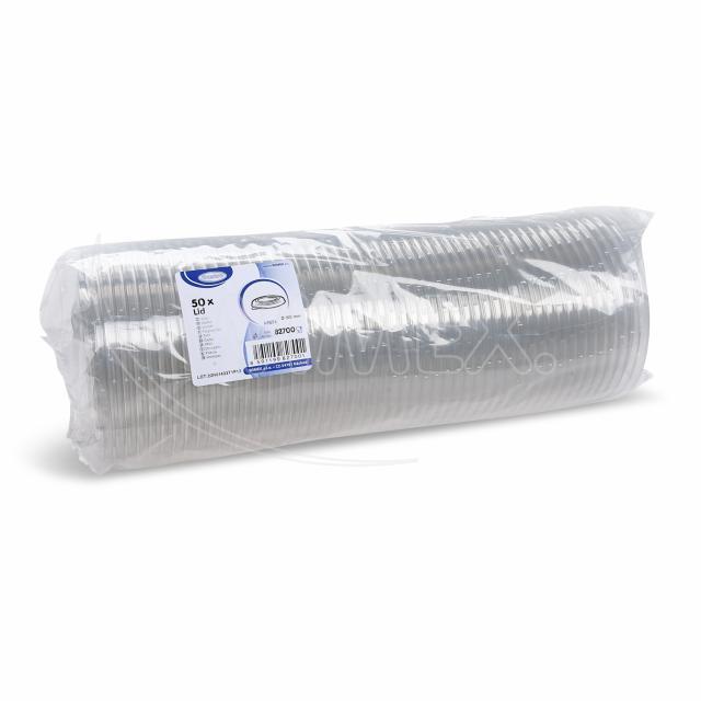 Deckel (rPET) klar für Salatschale 150mm - 50 Stück