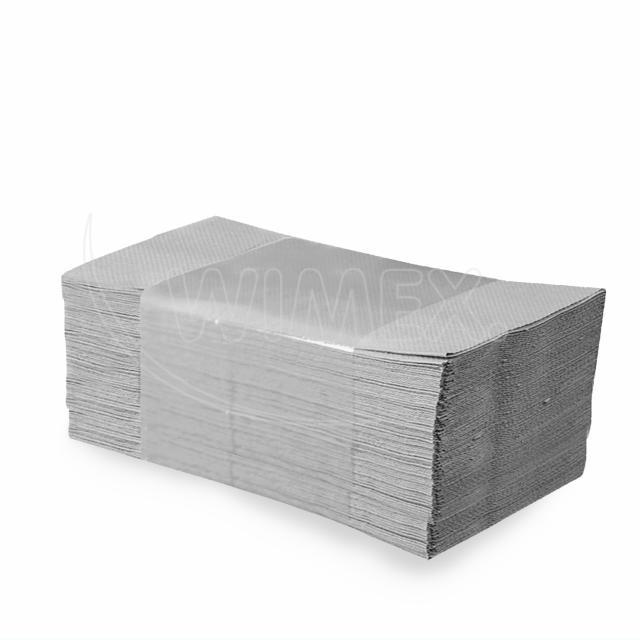 Papier-Falthandtuch aus Recyclingpapier für Waschraum, Spender und Betrieb, natur, Packung mit 5000 Stück