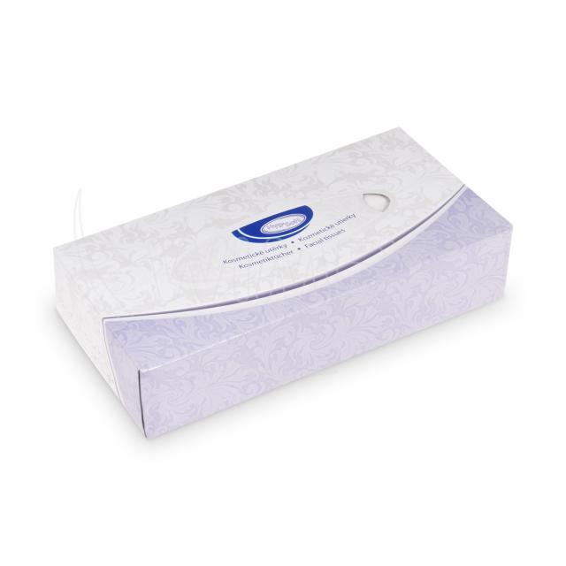 Kosmetiktuch PAP FSC Mix 19 x 20 cm weiss, 2-lagig, Spenderbox, Packung mit 100 Stück