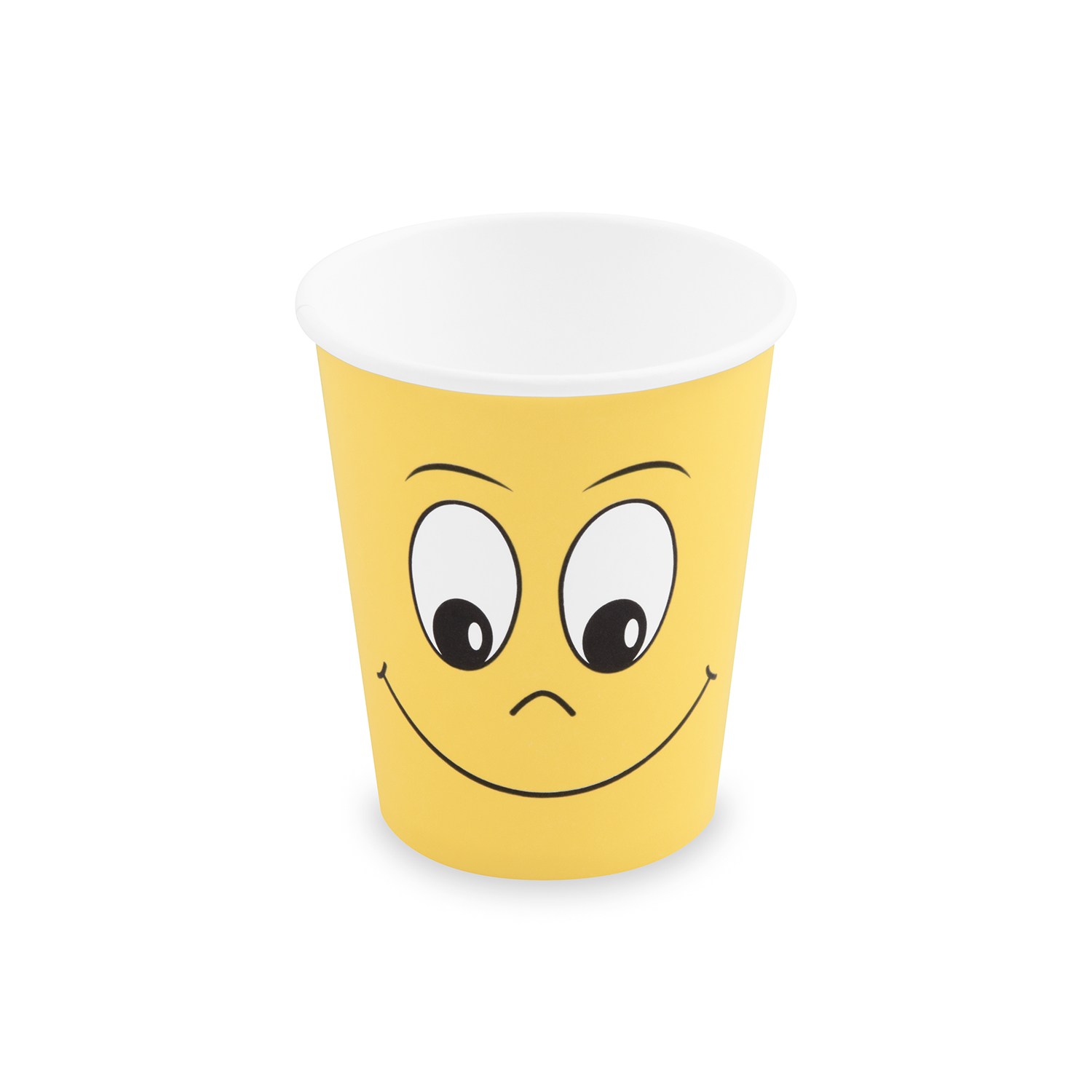 Pappbecher Smile 80mm 280ml M: 0,2L,8oz - 10 Stück