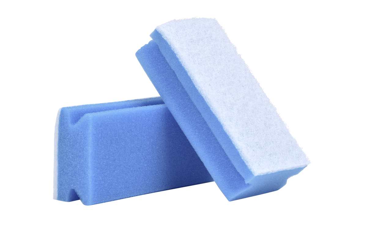 wolino® Padschwamm  Premium Blau/Weiss