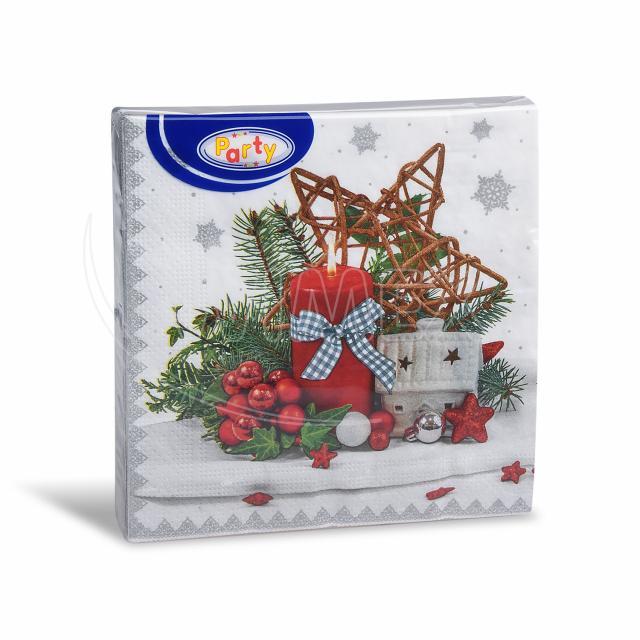 Serviette 3-lagig Weihnachten 33 x 33 cm - 20 Stück