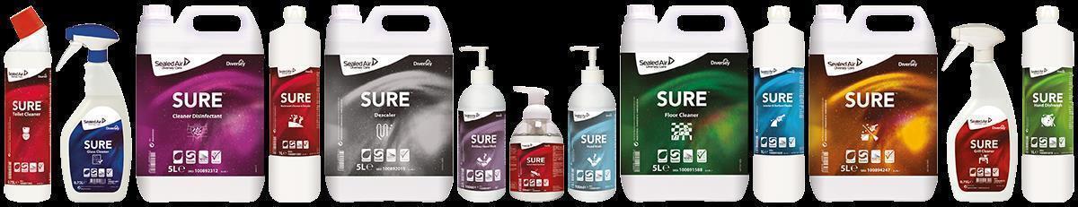 SURE Glass Cleaner Öko Glasreiniger 6 x 750 ml