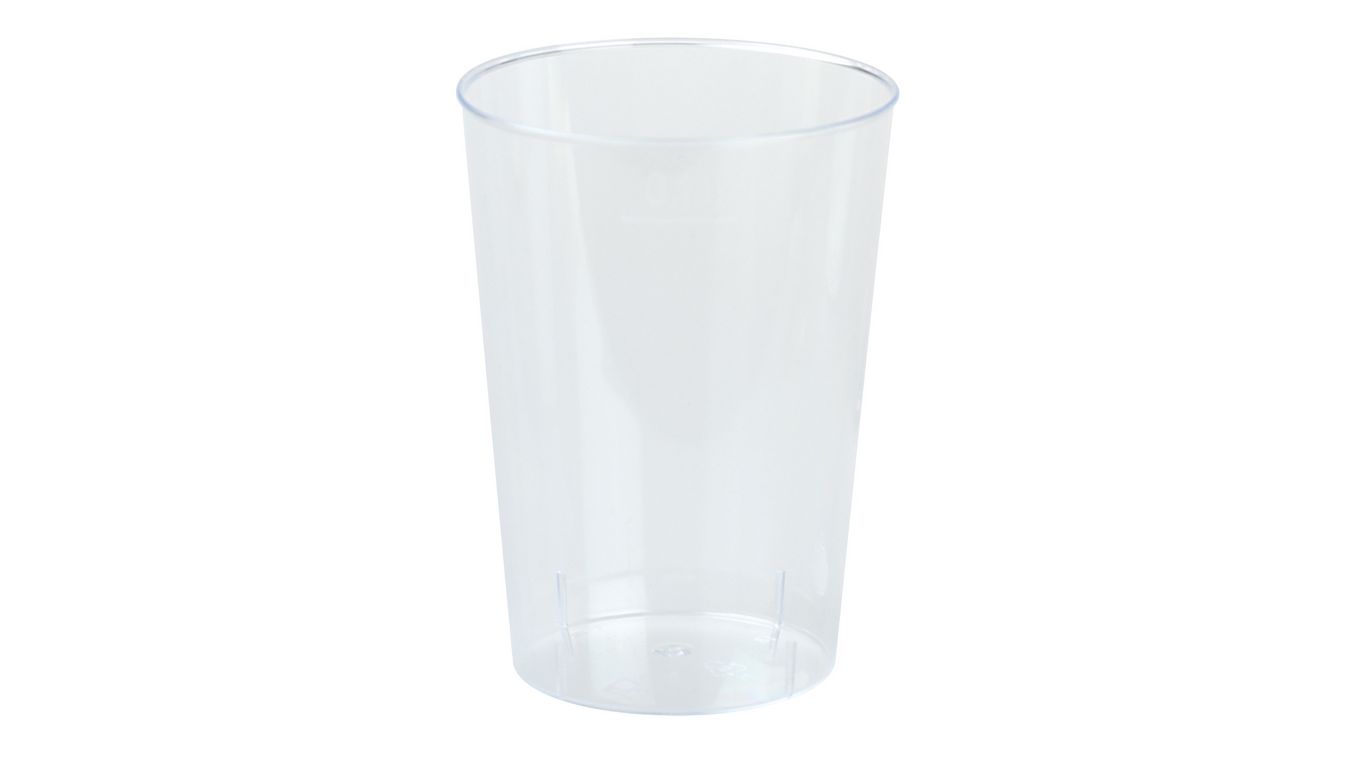 Weisswein Glas transparent aus PS 100 ml Einweg - 50 Stück