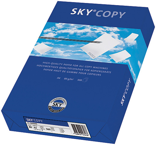 Kopier Papier A3 80g, weiss 500 Blatt SKY 88068195