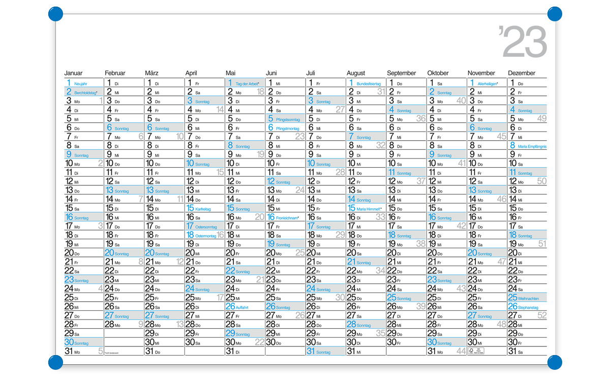 Ch Plakatkalender dt. 12 67x47cm 2024 BÜHNER M