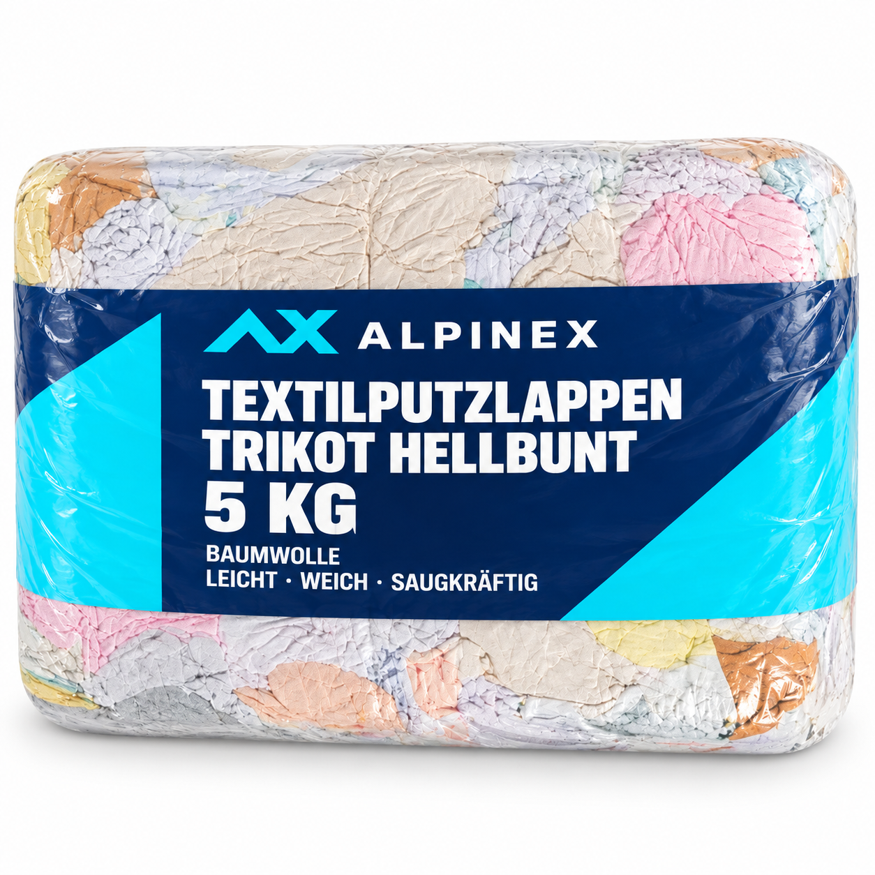 Alpinex Putzlappen Trikot hellbunt – 5 kg