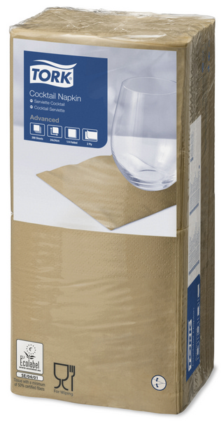 TORK-470001 Cocktailservietten Biscuit -