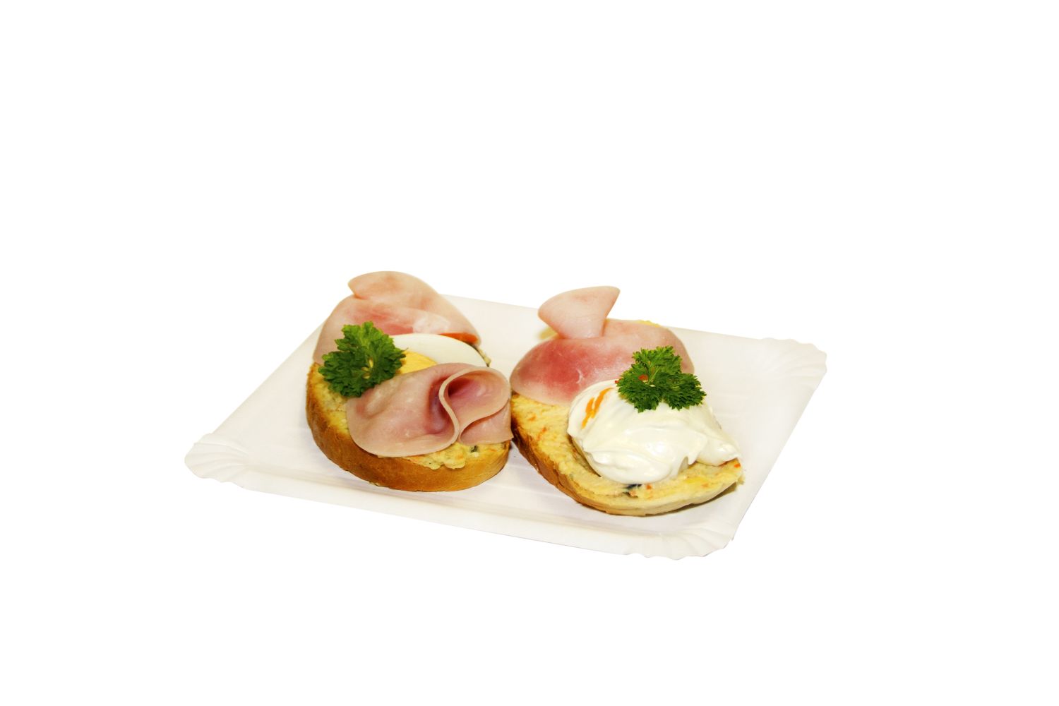 Pappteller weiß 16 x 20 cm RECY - 250 Stück