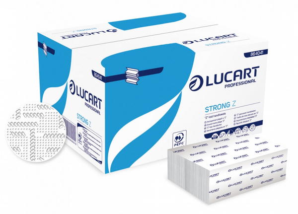 LUCART® Strong Z Falz Handtuch 2-lagig 22,5x24cm - 3000 Blatt