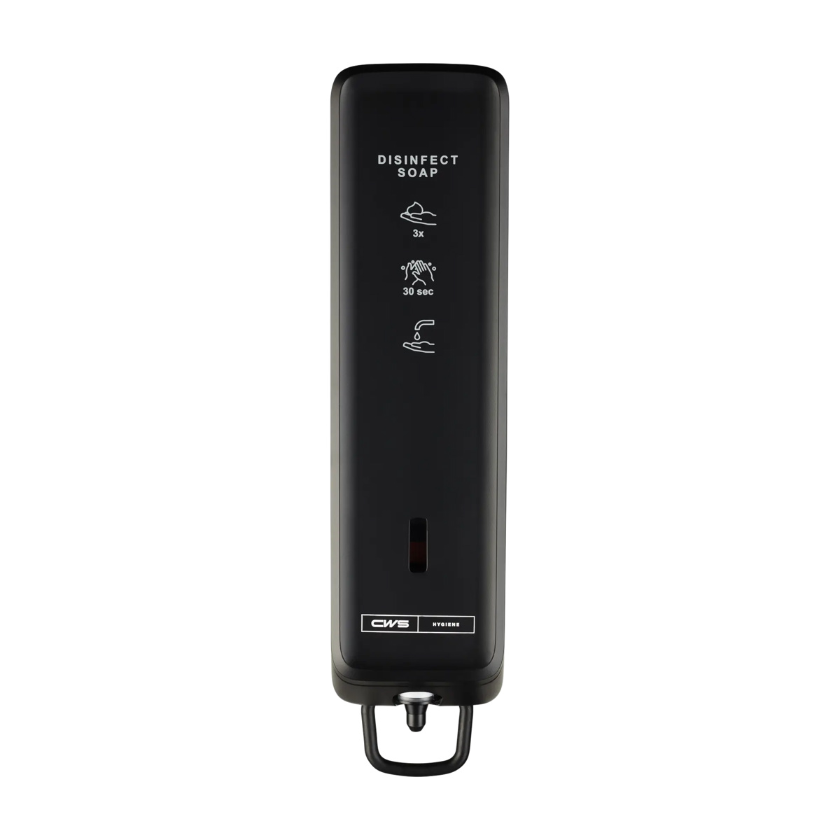 CWS PureLine Slim EcoBlack Disinfect Foam Spender Schwarz