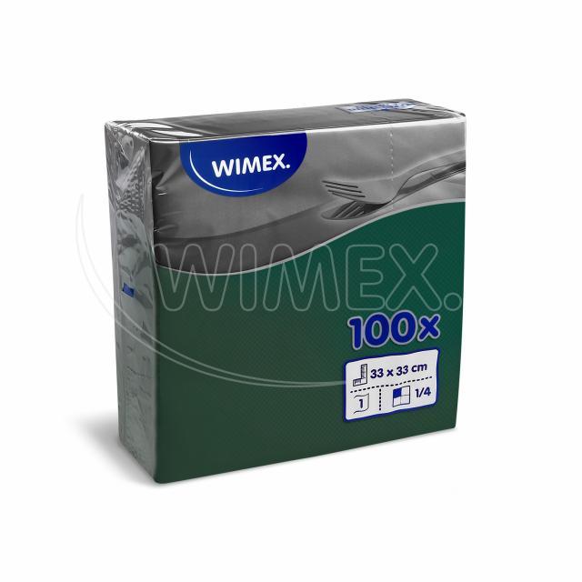 Serviette (PAP FSC Mix) 1-lagig dunkelgrün 33 x 33 cm - 100 Stück