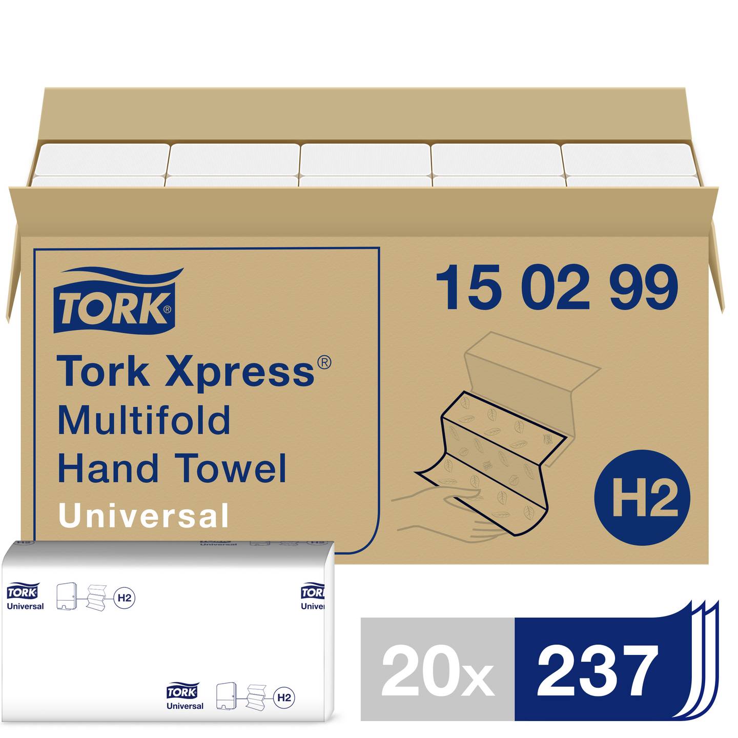 TORK-150299 Xpress Multifold Handtücher - H2