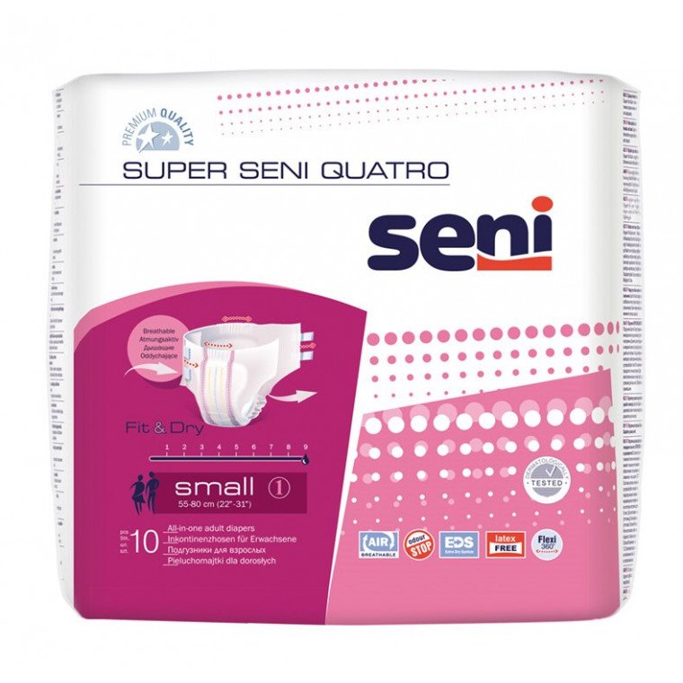 SENI Super Seni Quattro Slip Gr S 10