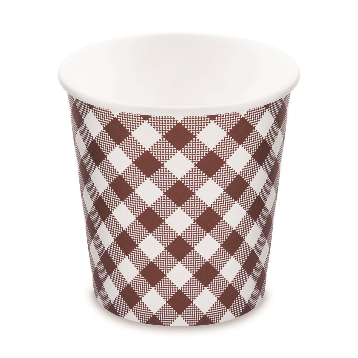 Papierbecher (PAP,PE) Karo 115mm 750ml L - 50 Stück