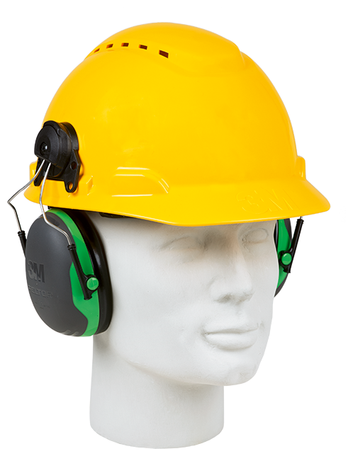 Helm-Kapselgehörschutz 3M PELTOR X1P3E, grau-grün