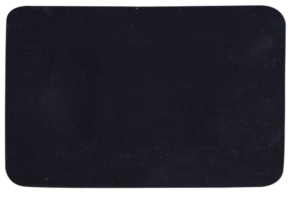 Namensschild schwarz, Klettrücken