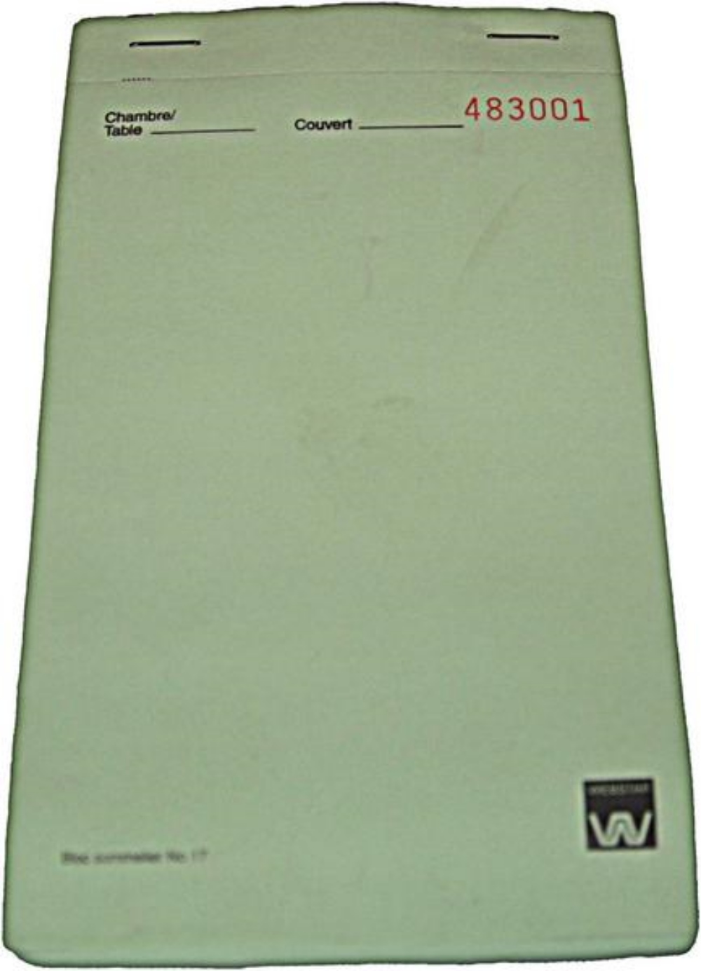 Service-Block Triplikat 100 × 145 mm, grün