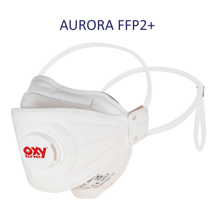 10 x Faltmaske Aurora FFP2 200 NR D faltbar mit Ausatemventil - 10 Masken