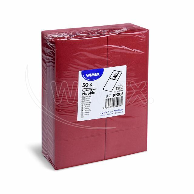 Serviette CutleryStar PREMIUM bordeaux 32 x 40 cm - 50 Stück