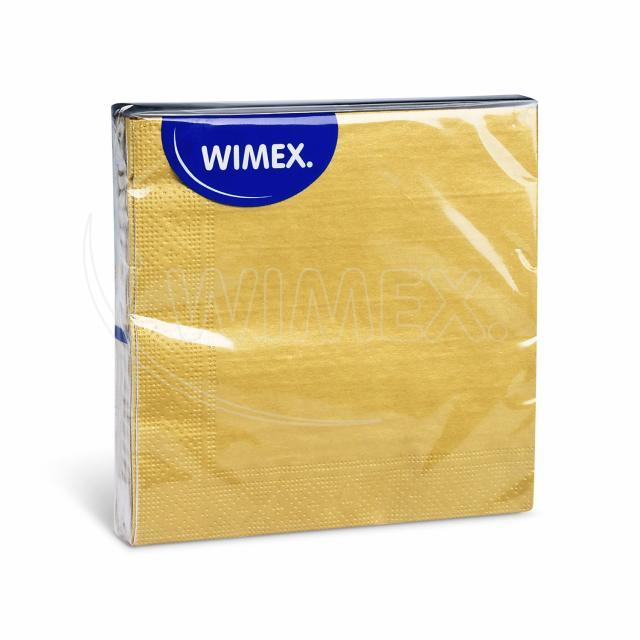 Serviette (PAP FSC Mix) 3-lagig gold 33 x 33 cm - 20 Stück