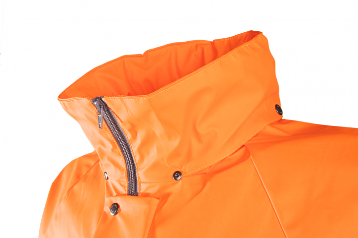 Leichte Regen-Warnschutzjacke SIOEN FLEXOTHANE REFLEX KASSEL, leuchtorange - Grösse S