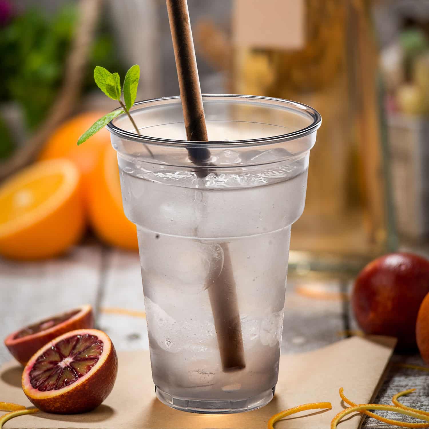 Mehrwegbecher (PP) Reware Cheers rauchgrau transparent 78mm 0,2L - 50 Stück