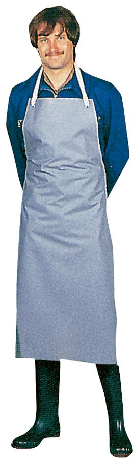 Arbeitsschürze FOLIO, grau - Grösse 95 × 120 cm