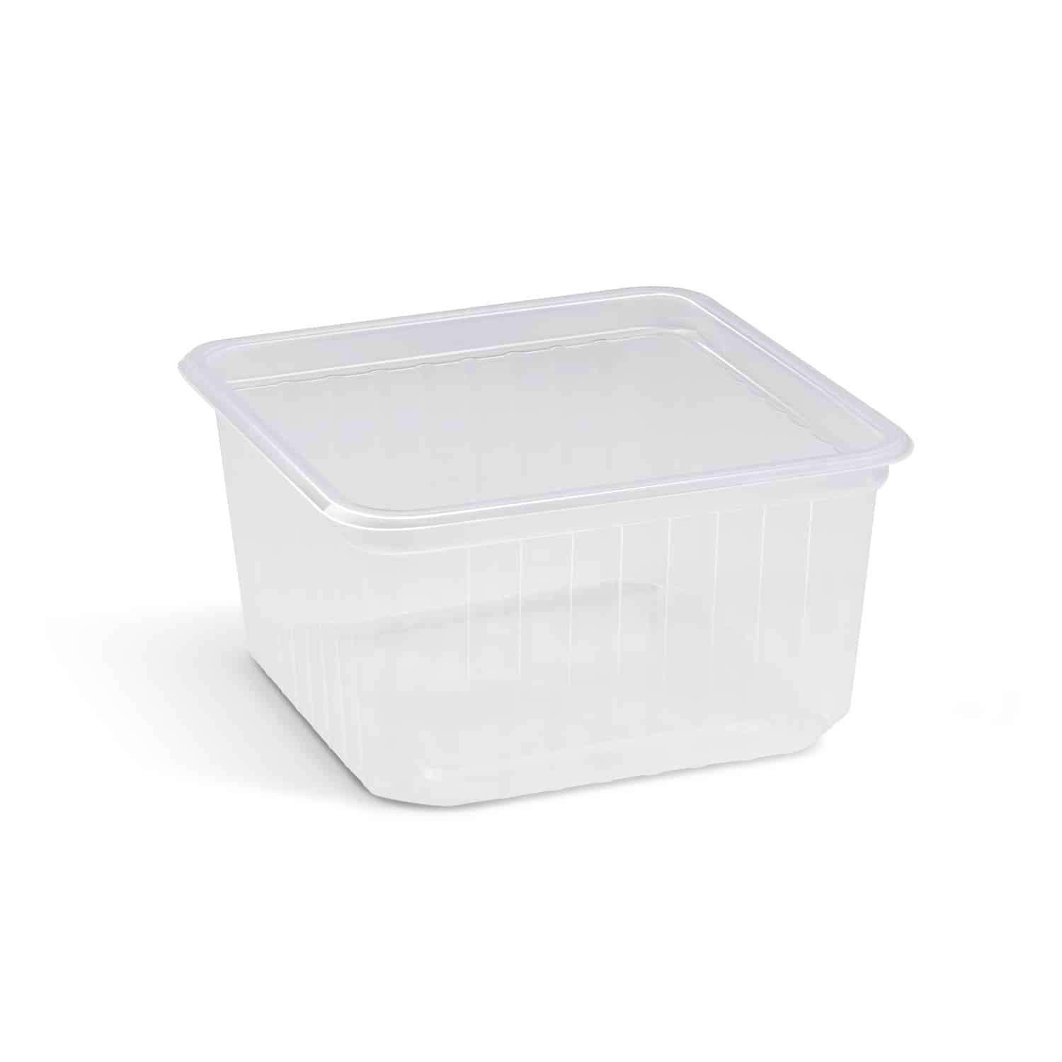 Quadroboxx (PP) klar 115 x 115 x 61 mm 500ml - 50 Stück