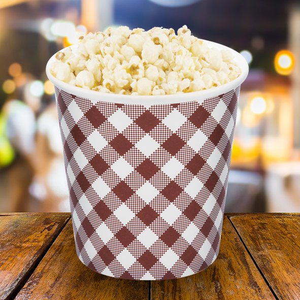 Papierbecher (PAP,PE) Karo 115mm 750ml L - 50 Stück