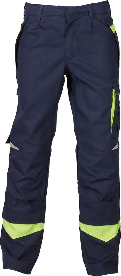 Multinorm-Bundhose SIOEN BARCUS, dunkelblau/leuchtgelb - Grösse 56