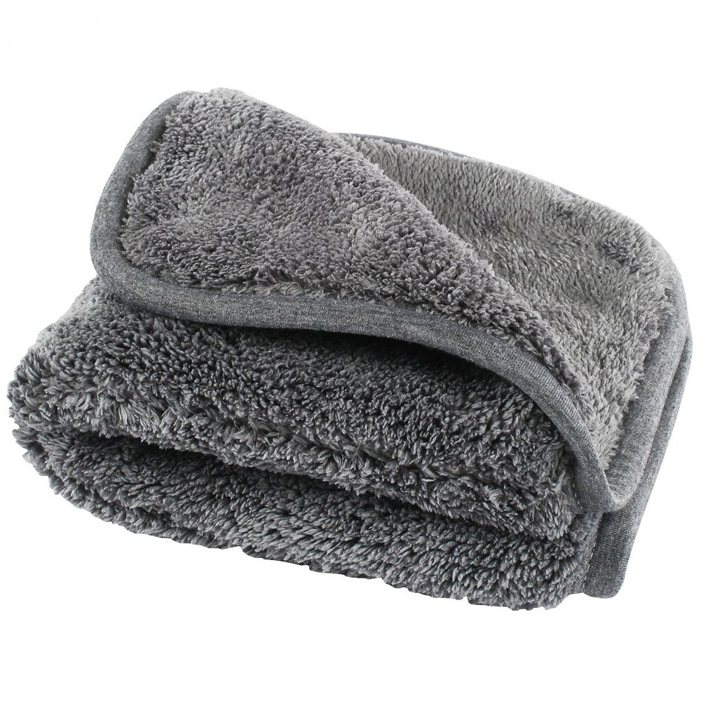 Auto Poliertuch ULTRA Flausch 40 x 40 cm grau - 1 Tuch