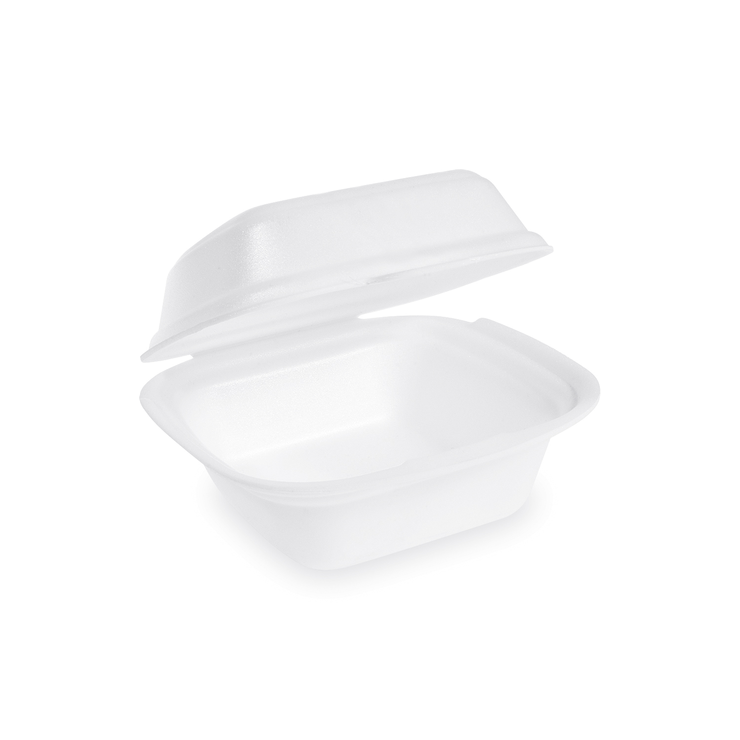 Burgerbox XPS weiss 145 x 133 x 75 mm, Packung mit 125 Stück für Take-away und Service