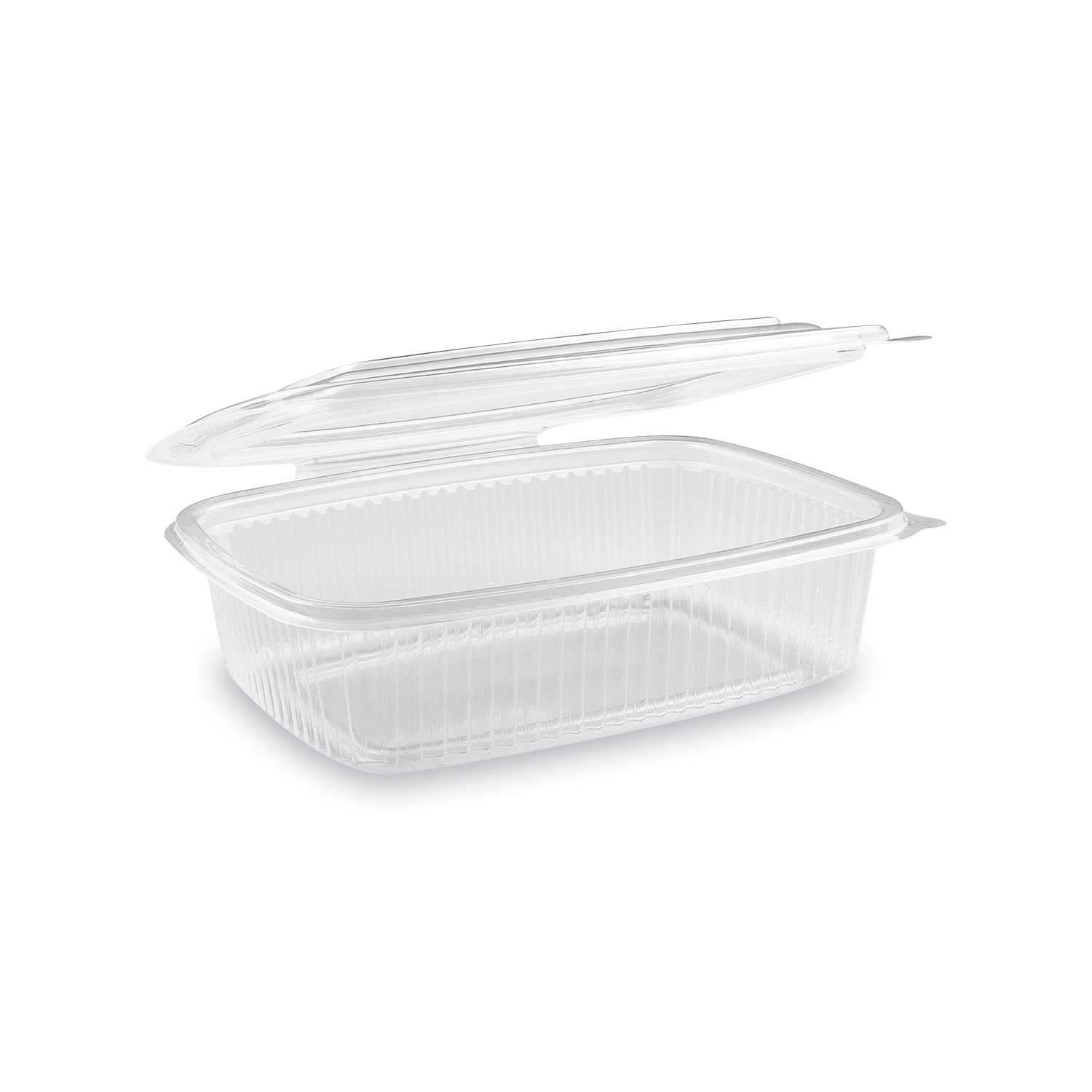 Feinkostbecher (PP) mit Deckel oval klar 750ml - 50 Stück