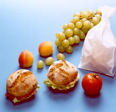 PAPSTAR Butterbrotbeutel, (B)100 x (T)30 x (H)210 mm