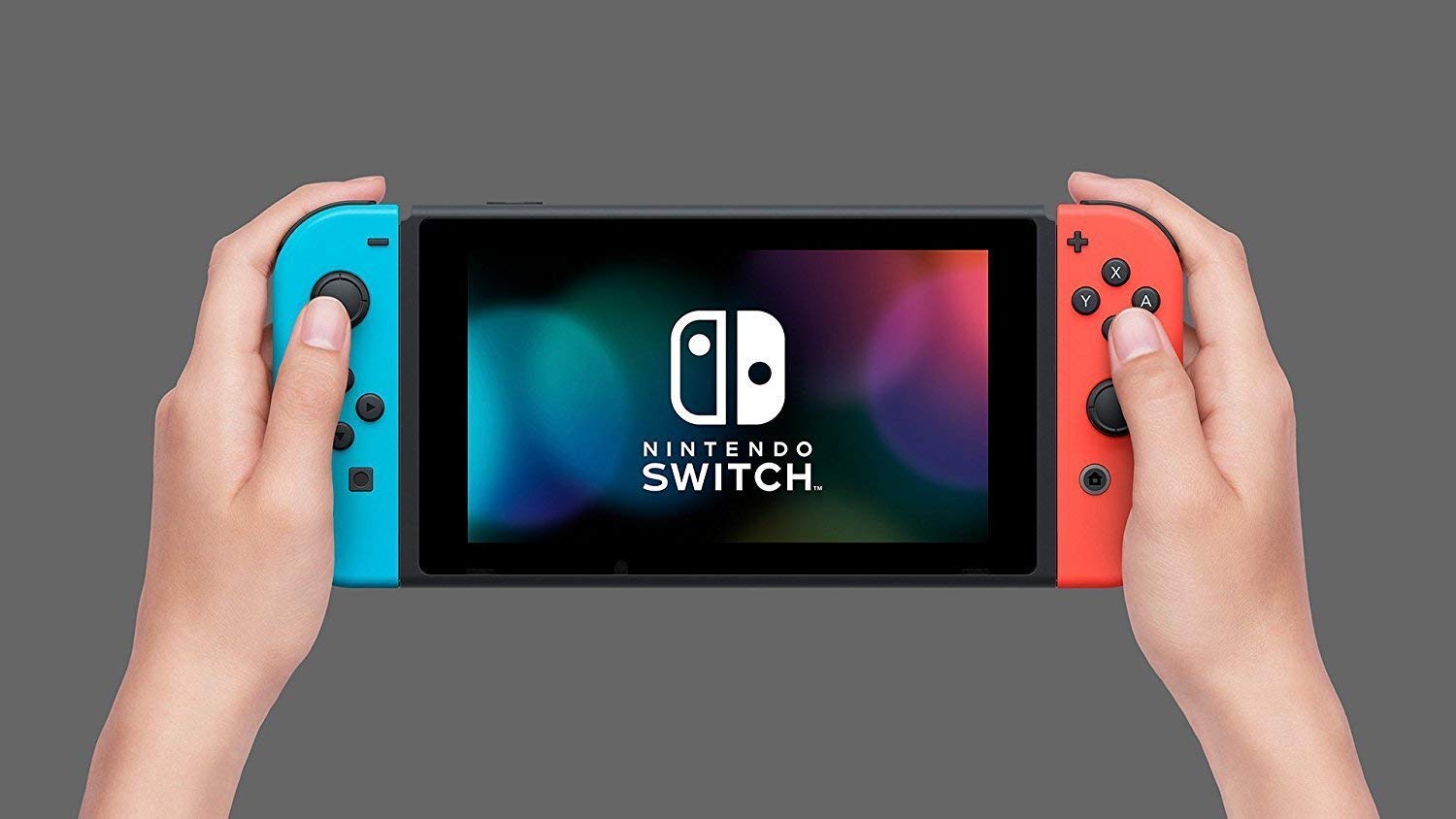 Nintendo Switch Console V2 - neon-rot/neon-blau [NSW] (D/F/I)